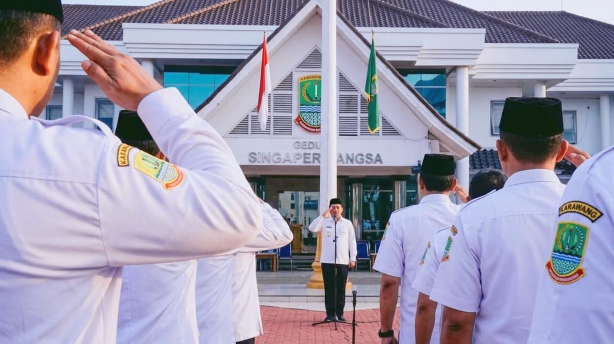 Pimpin Apel Perdana Pasca-Lebaran, Bupati Aep Syaepuloh Tekankan Kedisiplinan ASN